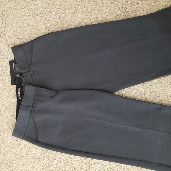 Express Women's Editor pants Size: 0 Color: (grey) NWOT - Picture 3 of 4